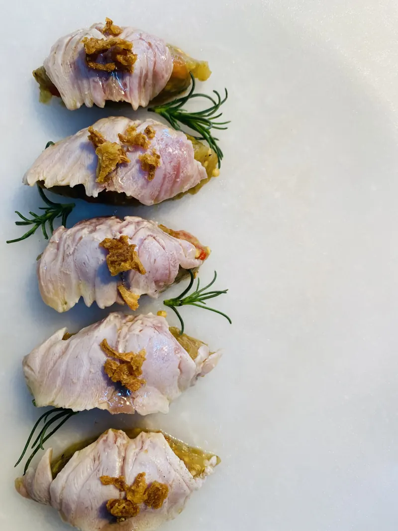 Aubergine nigiri